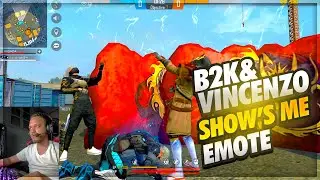 B2K, VINCENZO SHOWS ME EMOTE | VINCENZO, B2K VS RAISTAR RIGADA - 2VS2