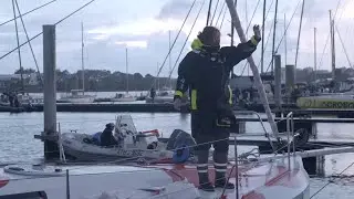 Transat Jacques Vabre Normandie Le Havre 2023 : LUNDI 06112023 - AMBIANCE PONTONS LORIENT
