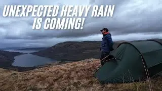 Solo Camping In The Heavy Rain And Winds! | Hilleberg Nammatj 2 