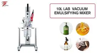 Mini Skin Cream Vacuum Lab Emulsifier Mixer Homogenizer Machine