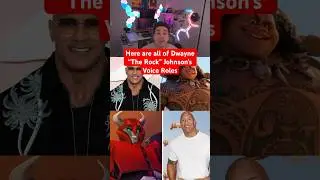 Did you know that The Rock voiced these Iconic Characters?