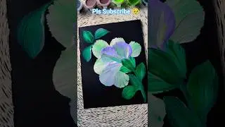 😱 OMG😱Super Art 🥰😍One Stroke flower Painting #drawing @Shay Art#shorts #art