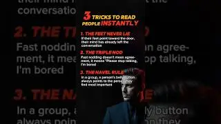 Master the art of reading mind using body language| Psychological tricks #shorts