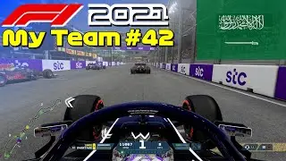 CONSTRUCTORS BATTLE! - F1 2021 My Team Career Mode #42: Jeddah