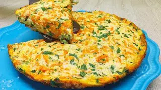 Nur Kartoffeln, Karotten und Eier! Dies kann in 5 Minuten erledigt werden! Einfaches Rezept #67