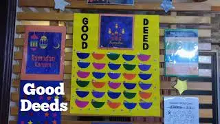 Ramadan decor ideas |Ramadan learning activities for kids |DIY Ramadan calender |Good deeds