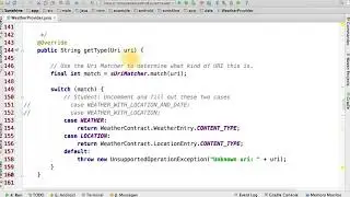 11   Code the ContentProvider onCreate