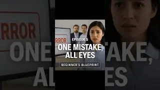 Beginner's Blueprint One MistakeAll Eyes#NewJobStruggles#WorkMistakes#CareerBeginnings#EarlyWorkLife