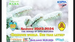 &laquo;Unknown world. One year later&raquo; 6th match IDPA 2024-01-26, Estonia, level 1
