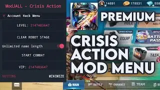 CRISIS ACTION MOD MENU PREMIUM V4.7.5  - LATEST VERSION