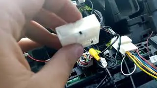 Lancer X Питание камеры заднего вида от штатного разъема. Техническая возможность
