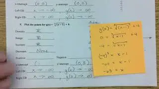 Day 12 &ndash; AAH &ndash; Graphing Cube Root Functions