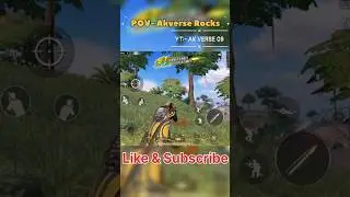 POV: Akverse rocks😎😎 #bgmi #shorts #gaming #pubg #kills #winner #aim #clutch #gameplay
