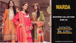 Warda Winter Collection 2020-21| Warda Unstitched Collection Starting Price 1195/- | Zee Vlogs