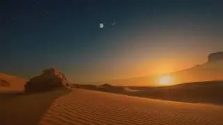 Focus with Wind & Twin Moons | 25 Min ASMR Soundscape