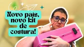 O meu kit de costura essencial ✂️ | O que levei na mala quando mudei de país 🌍🧵
