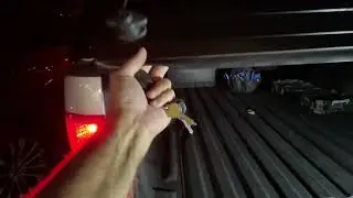Custom power locks for truck cap from outside