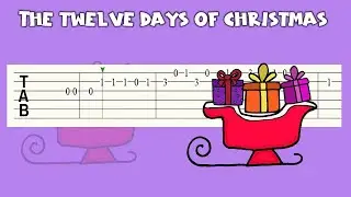 The Twelve Days of Christmas - EASY Guitar