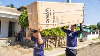 Entrega de enseres en Monte Cristi tra el paso del huracán Melissa #Dasac