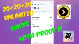Winzo Gold 2020 New game Unlimited tricks||Rafer and earn| Earn unlimited Paytm cash|ONLINE EARNING|