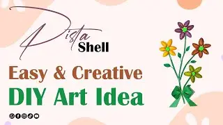 Easy Pista Shell Craft | Creative & Beautiful DIY Art Idea | @diyay