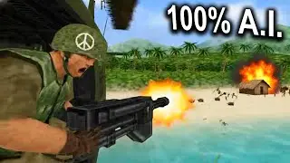 If Apocalypse Now were a PS1 Game (A.I. Video)