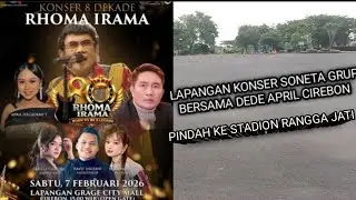 KONSER 8 DEKADE RHOMA IRAMA & DEDE APRIL DI CIREBON