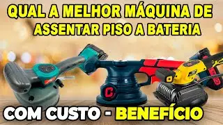 M&aacute;quina de Assentar Piso a Bateria Qual Vale Mais a Pena