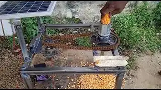 Solar corn shelling machine | Portable corn sheller