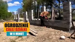 OGRODZENIE działki w 9 minut