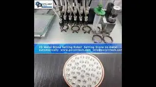 2D Metal stone setting robot set stone on metal directly#jewelry #Hardware accessories#stone#