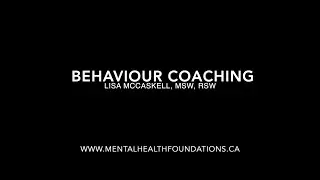 Behaviour Coaching for Mental Health