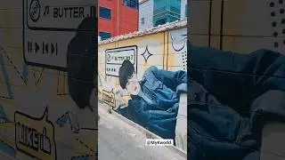 Suga Mural in Daegu #shorts #suga #yoongi #minyoongi #daegu #bts #btscollector #korea #방탄소년단 #agustd
