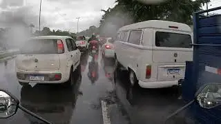 Trânsito tenso sentido Abreu e lima chuva e carro na contra mão 23/12/25
