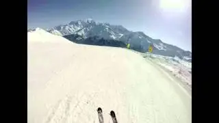 les contamines montjoie piste rouge (aiguille)