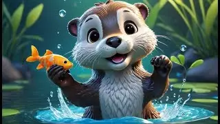 Otter Tummies Go Float Float Float | English Nursery Rhyme | Kids Songs | Baby Music