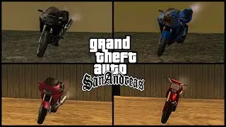 GTA San Andreas Bike Locations - NRG 500, FCR 900, Sanchez and PCJ 600 Bike Location