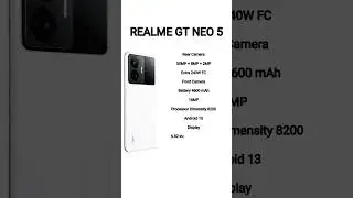 Realme GT neo 5 | leak specification #realmegtneo5
