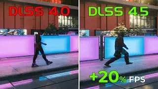 DLSS 4.5, значительное улучшение детализации (пресет K против пресета M)