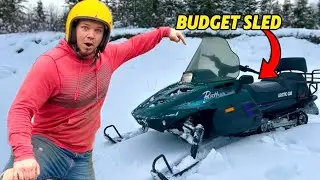 I bought a $450 snowmobile from marketplace! (way better then I expected)