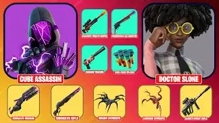 All Bosses, Mythic & Exotic Weapons in Fortnite Chapter 2 Season 8! (Update v18.10)