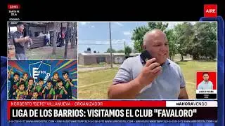 Beto Villanueba del Club Rene Favaloro con Luis Mino de Aire de Santa Fe.