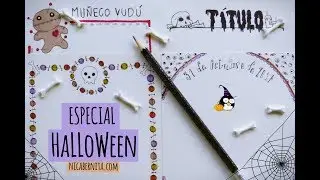 MÁRGENES CON DIBUJOS y TÍTULOS PARA HALLOWEEN  (2) 🎃 Nica Bernita