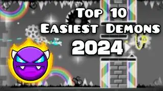 [2024] Top 10 Easiest Demons in Geometry Dash