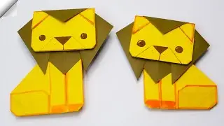DIY Paper LION | Easy origami toys