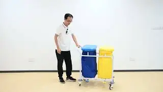 MK-S18B Hospital Dirty Linen Trolley Introduction
