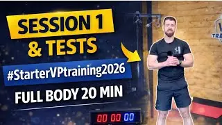 #STARTERVPTRAINING2026 : Programme FULL BODY &agrave; la maison s&eacute;ance 1/8 ! (Poids de corps et &eacute;lastique)