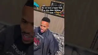 Eder Militao fade or taper fade . Comment below💈✂️ #football #viral #realmadrid #edermilitao