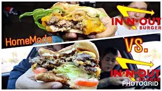 In-N-Out MUKBANG | Homemade Vs ORIGINAL | Double Double Cheeseburger, Animal Style Cheesy Fries