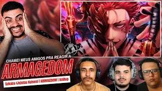 (REACT) CHAMEI MEUS AMIGOS PARA REAGIR | Sukuna (Jujutsu Kaisen) | ARMAGEDOM | AniRap